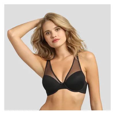 DIM GENEROUS INVISIBLE UNDERWIRE PADDED BRA - Reinforced bra with bones - black