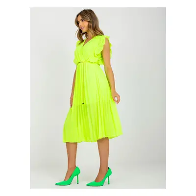 Női ruha Fashionhunters Fluo