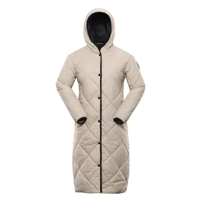 Women's coat nax NAX ZARGA white pepper