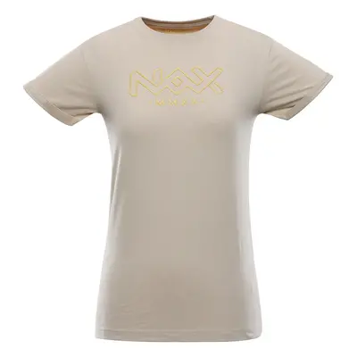 Women's t-shirt nax NAX JULEPA white pepper