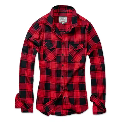 Amy Flanell Girls Shirt red/black