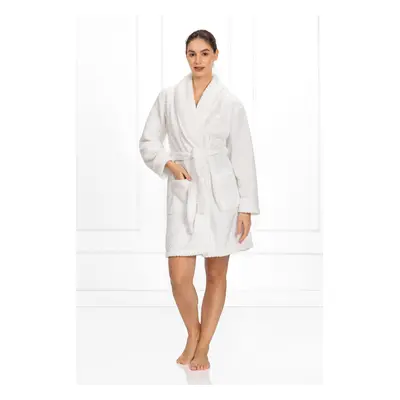 Delicate bathrobe Ecru Ecru