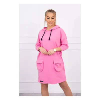 Light pink dress with hood