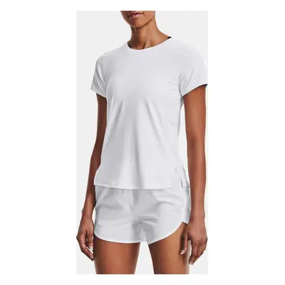 Women's T-shirt Under Armour IsoChill Run Laser Tee-WHT