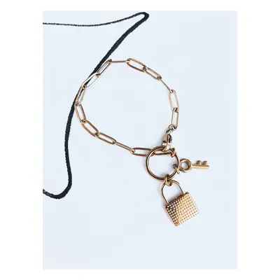 LOCK KEY gold Dstreet bracelet