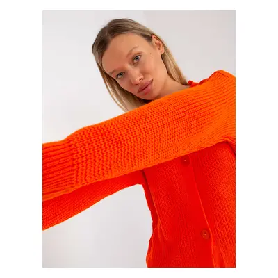 Orange oversize cardigan RUE PARIS