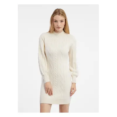 Orsay Cream Women's Sweater Dress - Ladies