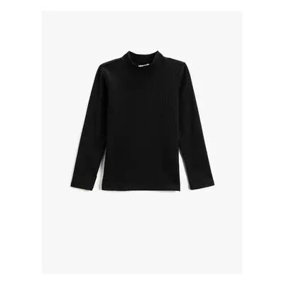 Koton Basic Turtleneck Long Sleeve T-Shirt Ribbed