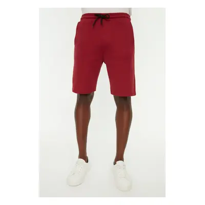 Trendyol Claret Red Men's Basic Regular Medium / Regular Fit Straight Shorts