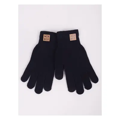 Yoclub Man's Gloves RED-0219F-AA50-010