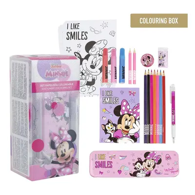 COLOURING STATIONERY SET MINNIE