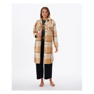 Bunda Rip Curl BREEZE CHECK JACKET Camel