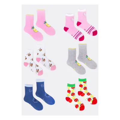 Yoclub Kids's 6Pack Socks SKA-0006G-AA00-006