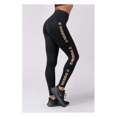 Women's Leggings Nebbia Intense Leggings Gold Classic black