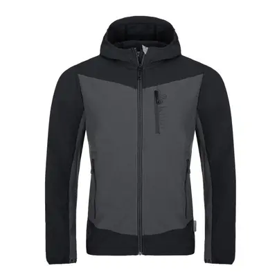 Men's softshell running jacket Kilpi BALANS dark grey