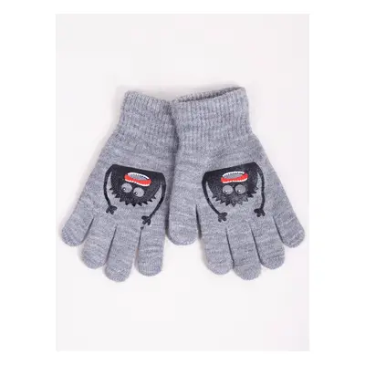 Yoclub Kids's Gloves RED-0012C-AA5A-024