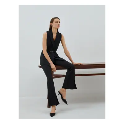 Koton Slit Trousers Spanish Leg Slim Fit