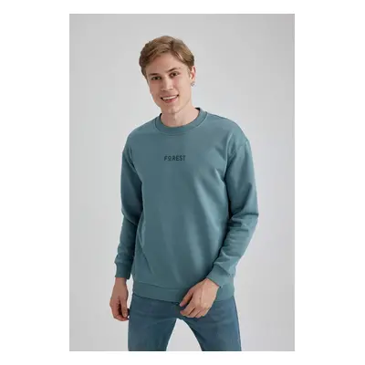 DEFACTO Boxy Fit Long Sleeve Sweatshirt