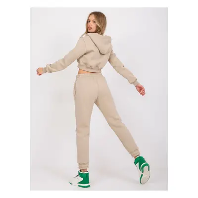 Two-piece beige tracksuit California RUE PARIS