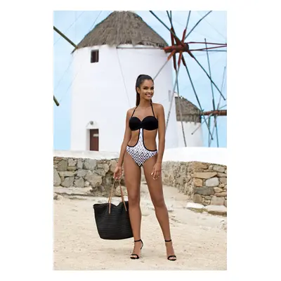 Swimwear L4350/0 black and white