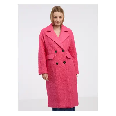 Dark pink lady coat ONLY Valeria - Ladies