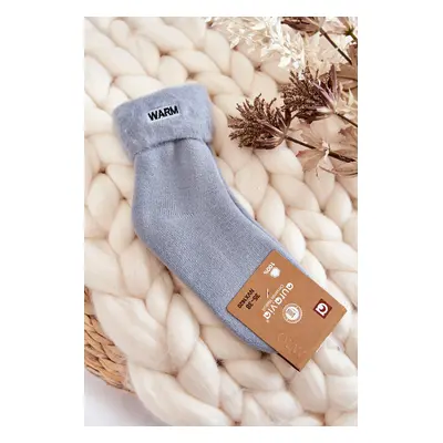 Women's Warm Socks Blue Warm