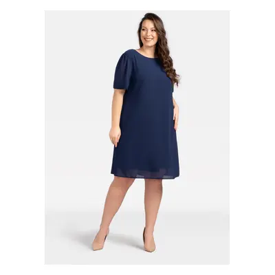 Női ruha Karko Karko_Dress_SC126_Navy_Blue