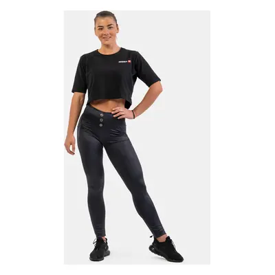 NEBBIA Glossy Look Bubble Butt High Waist Leggings