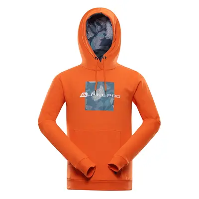 Men's cotton hoodie ALPINE PRO SEGIUS SPICY ORANGE PA variant