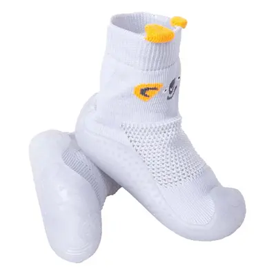 Gyermek zokni Yoclub YC_Boys'_Anti-skid_Socks_With_Rubber_Sole_OBO-0172C-2800_Grey