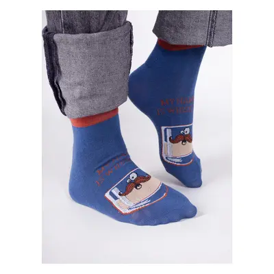 Yoclub Man's Cotton Socks Patterns Colors SKS-0086F-C100