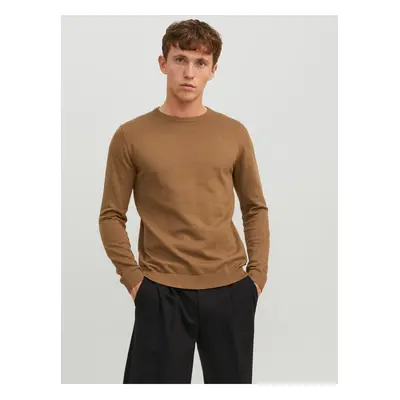 Brown Mens Basic Sweater Jack & Jones Basic - Men