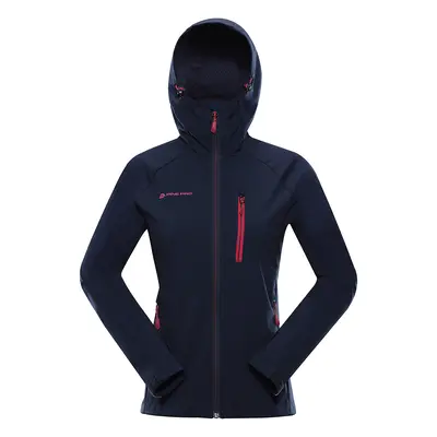 Women's softshell jacket with membrane ALPINE PRO ZORRA mood indigo