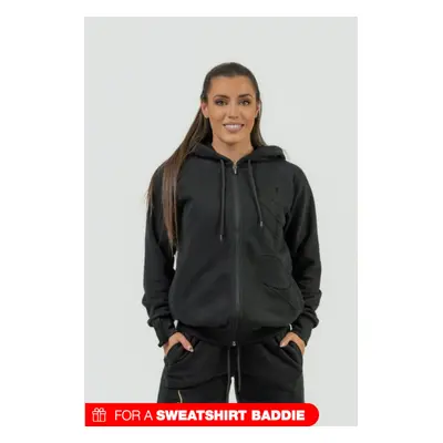 Women's sweatshirt Nebbia Intense WOMEN'S SPORTS HOODIE INTENSE SIGNATURE Black