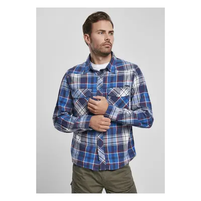 Navy plaid shirt