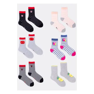 Yoclub Kids's 6Pack Socks SKA-0006G-AA00-007