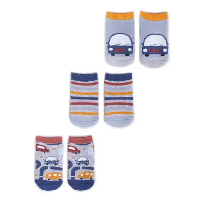 Yoclub Kids's 3Pack Baby Boy's Socks SKA-0110C-AA30-0022