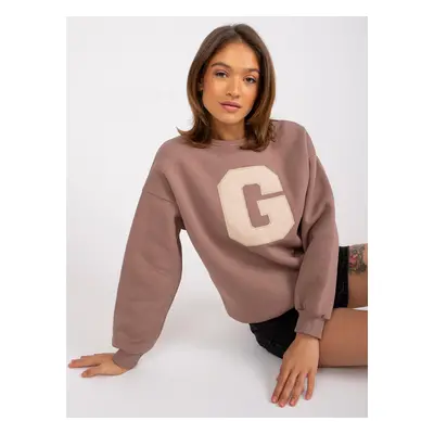 Severine Crewneck Brown Sweatshirt