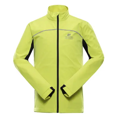 Men's softshell jacket ALPINE PRO GEROC sulphur spring