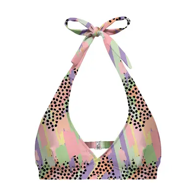 Női bikini felső Mr. GUGU & Miss GO PASTEL DOTS HALTER NECK