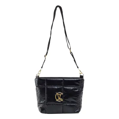 Black nylon shoulder bag