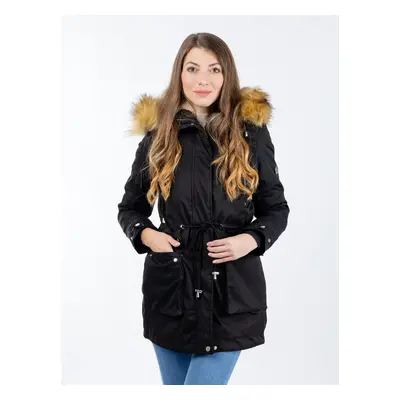 Women's parka GLANO - black