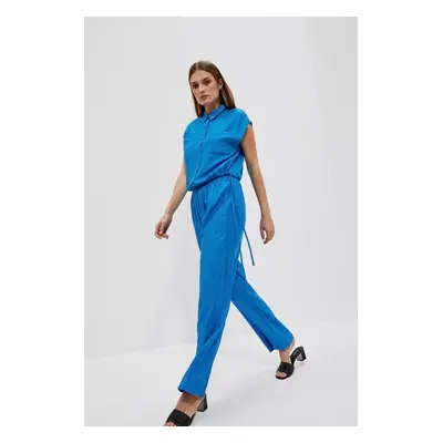 LADIES TROUSERS L-SP-4027 FRESH BLUE