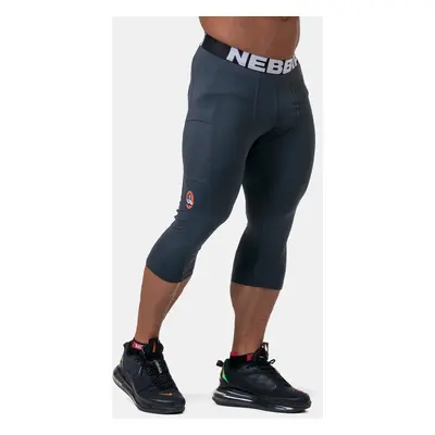 Men's Leggings Nebbia Legend of Today leggings calf lenght dark grey