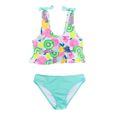 Yoclub Kids's Girls Two-Piece Swimming Costume LKD-0033G-A100