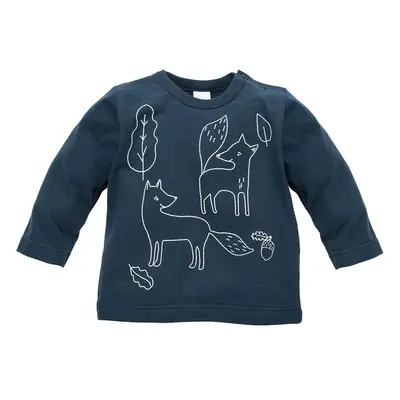 Pinokio Kids's Secret Forest Longsleeve Blúz Navy Blue