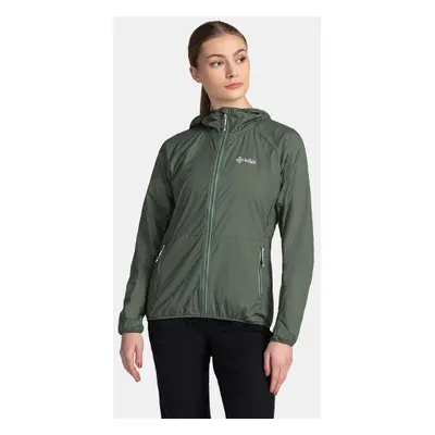 Women's ultralight outdoor jacket Kilpi ROSA-W Dark green