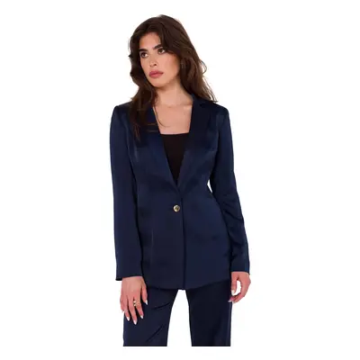 Makover Woman's Jacket K173 Navy Blue