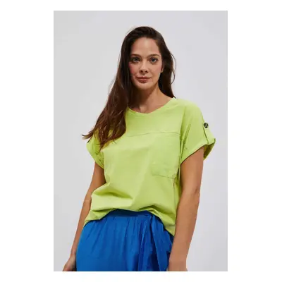 WOMEN'S T-SHIRT L-TS-4086 L.Green