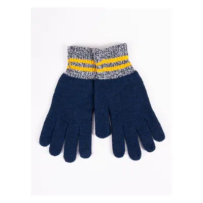 Yoclub Man's Gloves RED-0074F-AA50-006 Navy Blue